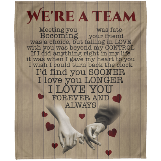 To My Wife | FLM Arctic Fleece Blanket 50x60