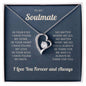 To My Soulmate | Forever Love Necklace