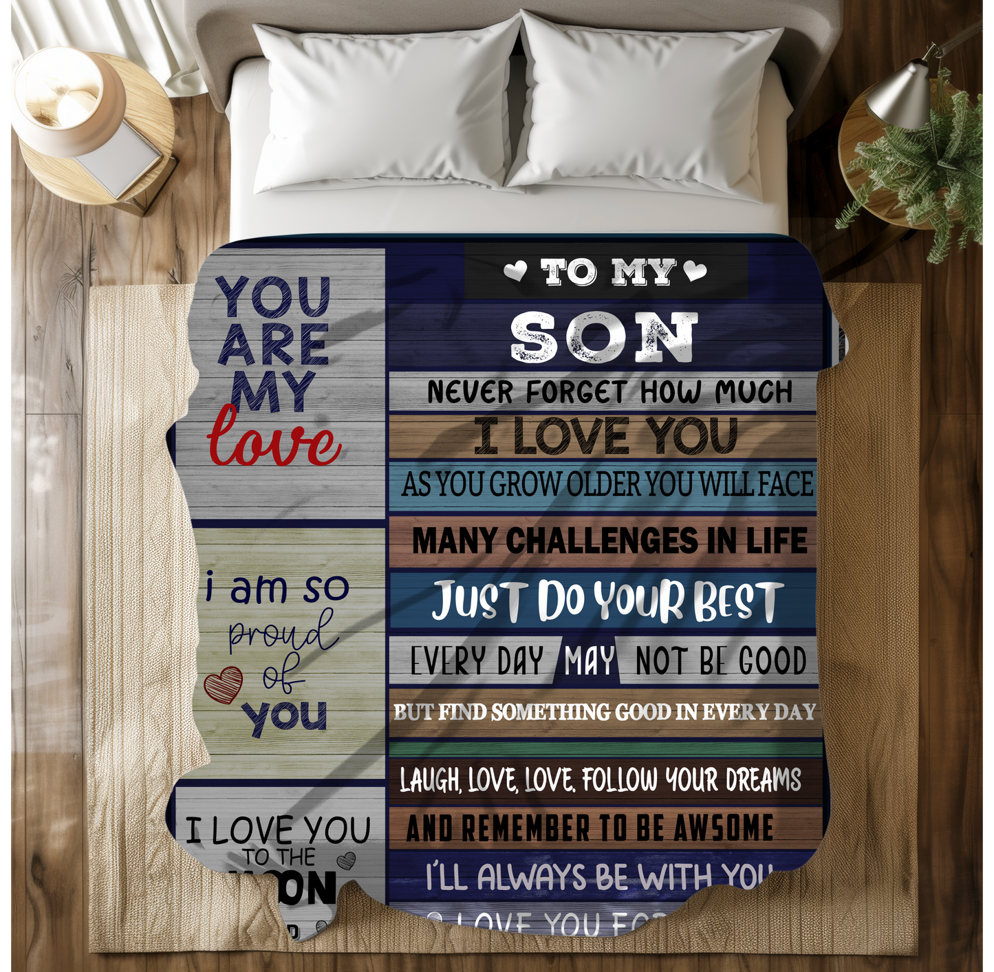 To My Son | FLM Arctic Fleece Blanket 50x60